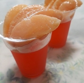 桃のコンポートゼリー レシピ