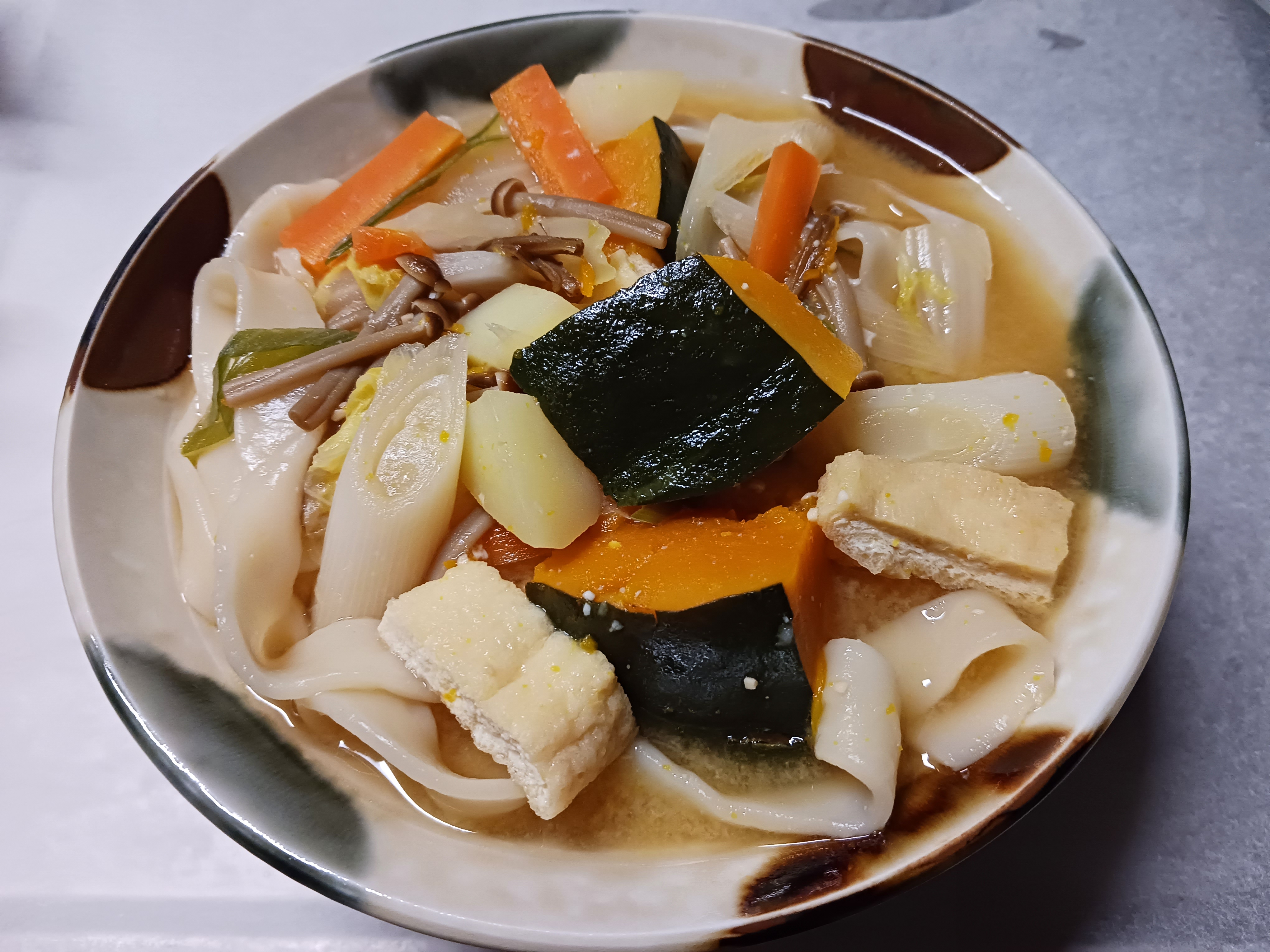 昔ながらの南瓜のほうとう