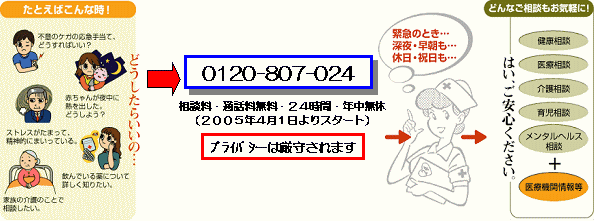 健康なんでも相談２４　概要図